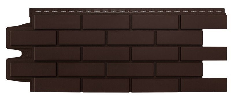 Фасадные панели Grand Line, Клинкерный кирпич Classic, Цвет: Шоколадный купить в Анапе
