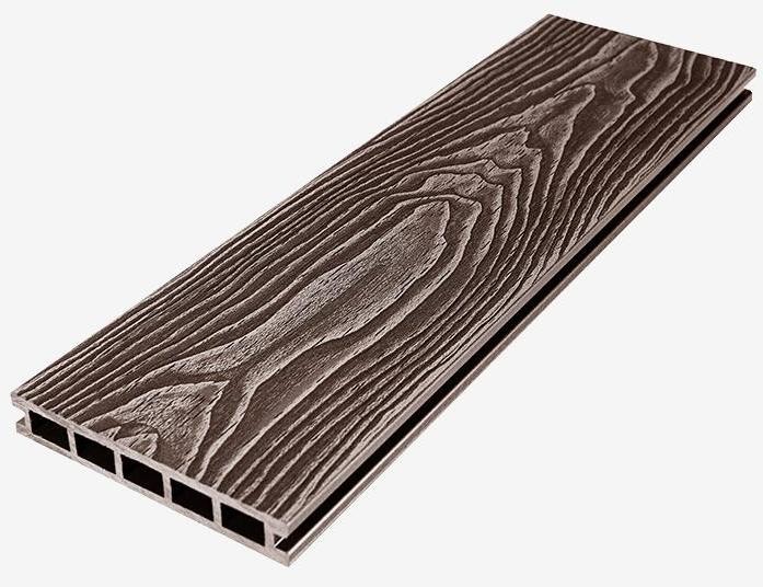 Террасная доска из ДПК RusDecking Unodeck Vintage - Цвет Венге купить в Анапе