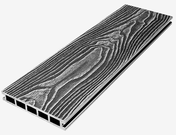 Террасная доска из композитного материала RusDecking Unodeck Vintage - Цвет Графит купить в Анапе