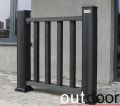Ограждение из ДПК Outdoor Classic 3D STORM черного цвета купить в Анапе