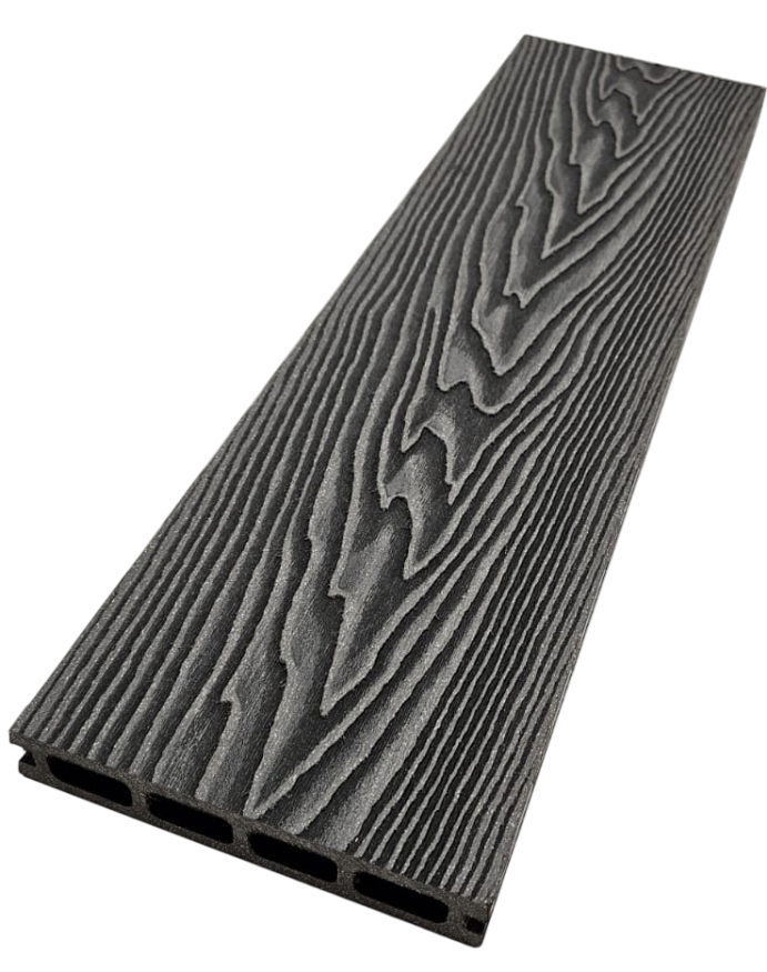 Террасная доска ДПК NanoWood 3D Double Антрацит купить в Анапе