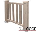 Ограждение из ДПК Outdoor Классик 3D STORM в сером миксе купить в Анапе