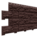 Фасадные панели Доломит, Скалистый риф премиум, Цвет Каштан купить в Анапе