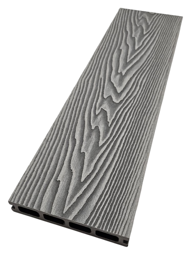Террасная доска ДПК NanoWood 3D Double Серый купить в Анапе