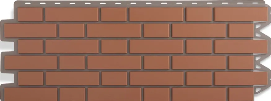 Фасадная панель Альта-Профиль, Клинкерный кирпич, Красный купить в Анапе