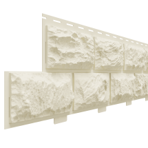 Фасадная панель Доломит, Альпийский, Цвет слоновой кости