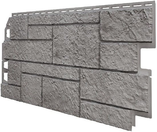 Фасадная панель VOX Sandstone (Сандстоун) светло-серого цвета купить в Анапе
