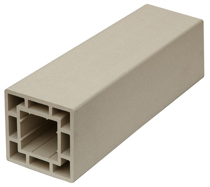 Столб для ограждения CM Decking 120x120 Белое дерево купить в Анапе
