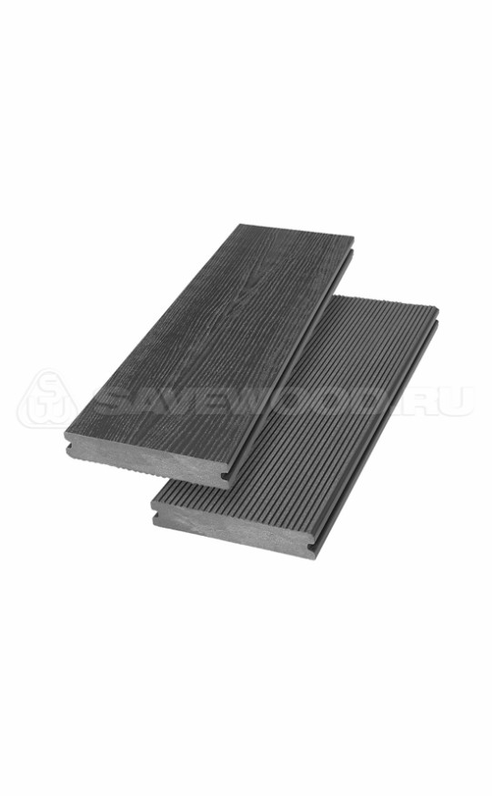 Террасная доска ДПК SaveWood, SW Abies (R), Графит купить в Анапе
