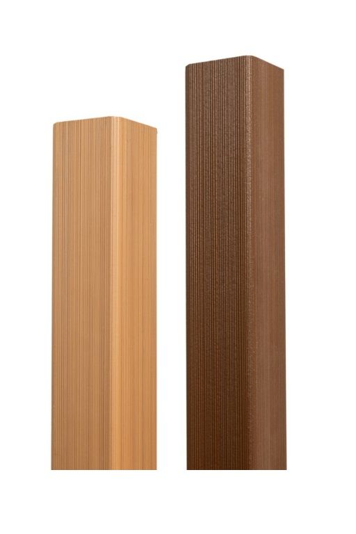 Уголок торцевой Ecodecking Скай коэкструзия Бук купить в Анапе