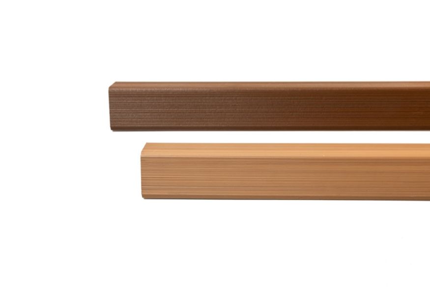 Уголок торцевой Ecodecking Скай коэкструзия Бук купить в Анапе