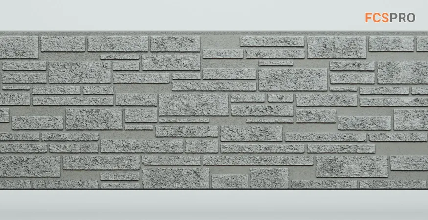 Фиброцементные панели FCS Simple АА1 (под камень) купить в Анапе