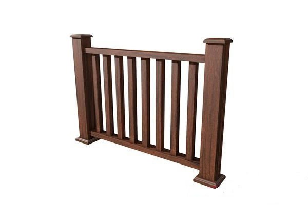 Ограждения из ДПК WOODVEX в цвете Палисандр купить в Анапе