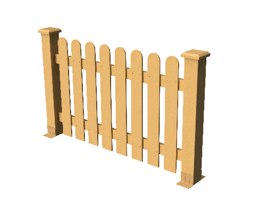 Декоративное ограждение ДПК GRINDERDECO Сежурне, цвет песчаник. купить в Анапе
