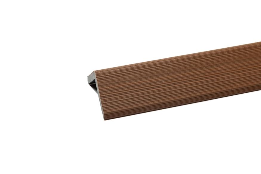 Уголок торцевой Ecodecking Скай коэкструзия Тик купить в Анапе