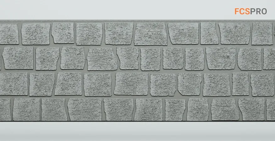 Фиброцементные панели FCS Simple АА2 (под камень) купить в Анапе