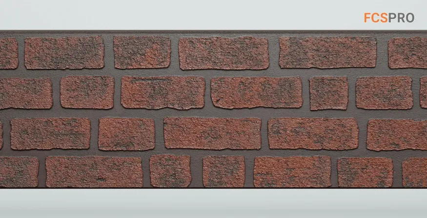 Фиброцементные панели FCS Simple АА4 (под кирпич) купить в Анапе