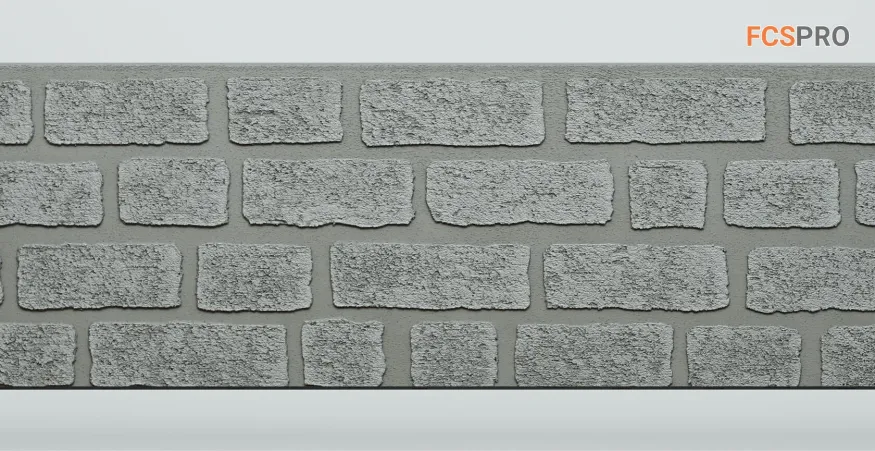 Фиброцементные панели FCS Simple АА4 (под кирпич) купить в Анапе