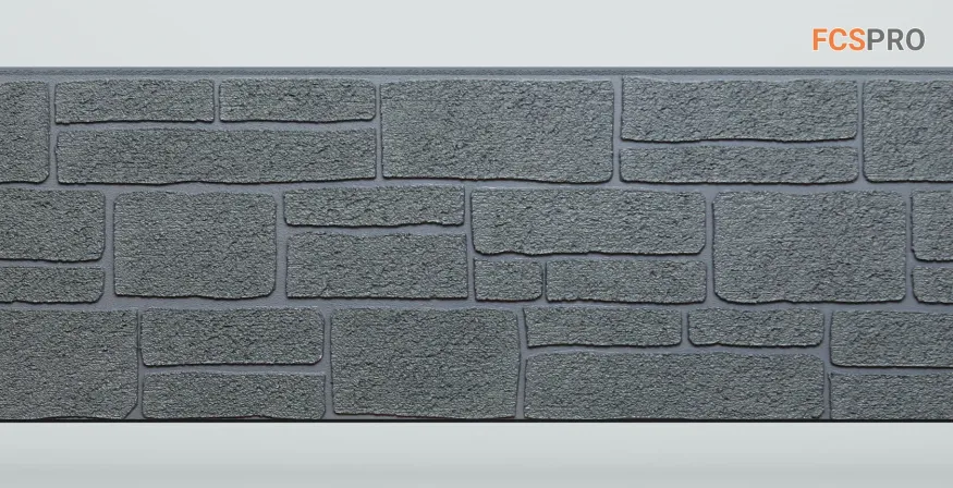 Фиброцементные панели FCS Simple АА6 (под камень) купить в Анапе