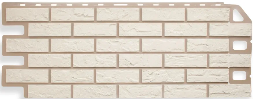 Фасадная панель Альта-профиль Кирпич Белый купить в Анапе