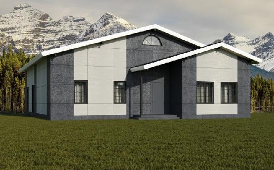 Фиброцементный сайдинг Roofas Board Stone Цвет Графит купить в Анапе