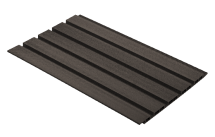 Фасадная панель GRINDERDECO, ДПК, двусторонняя, цвет Венге