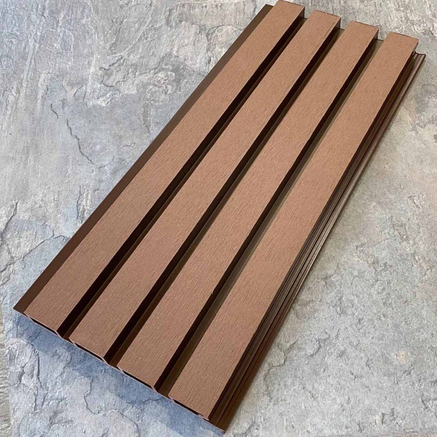 Фасадная реечная панель EasyDecking, Wood-X, Коричневый купить в Анапе
