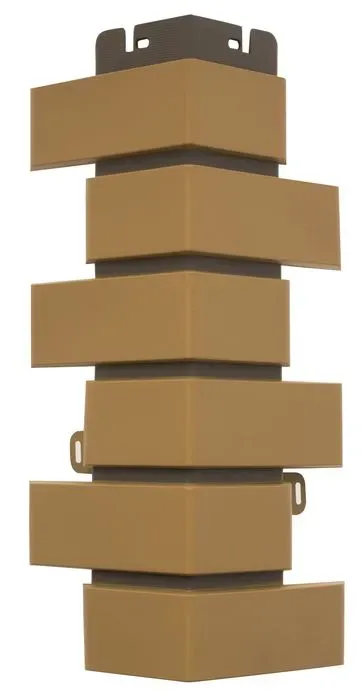 Наружный угол Альта-Профиль, Клинкерный кирпич, Желтый купить в Анапе