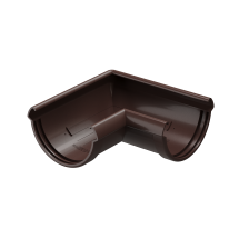 Угол желоба 90˚ Docke Lux, Шоколад