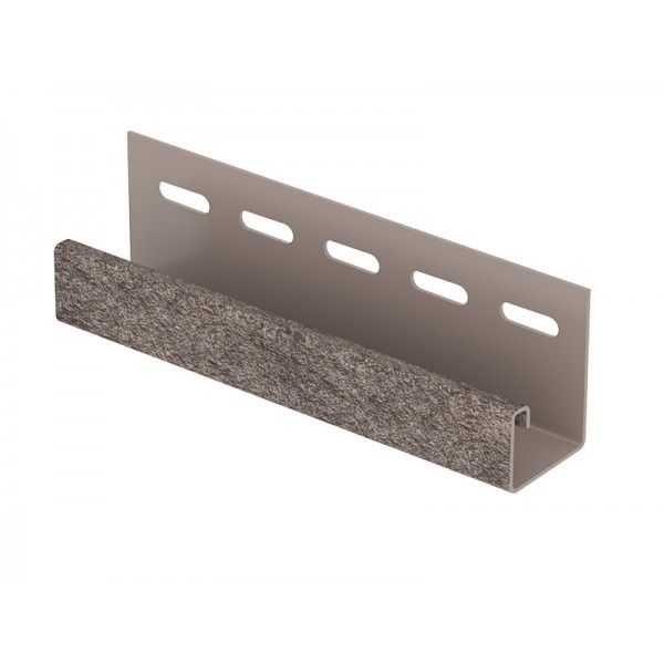 J-планка Ю-Пласт Стоун Хаус Сланец, Бежевый купить в Анапе