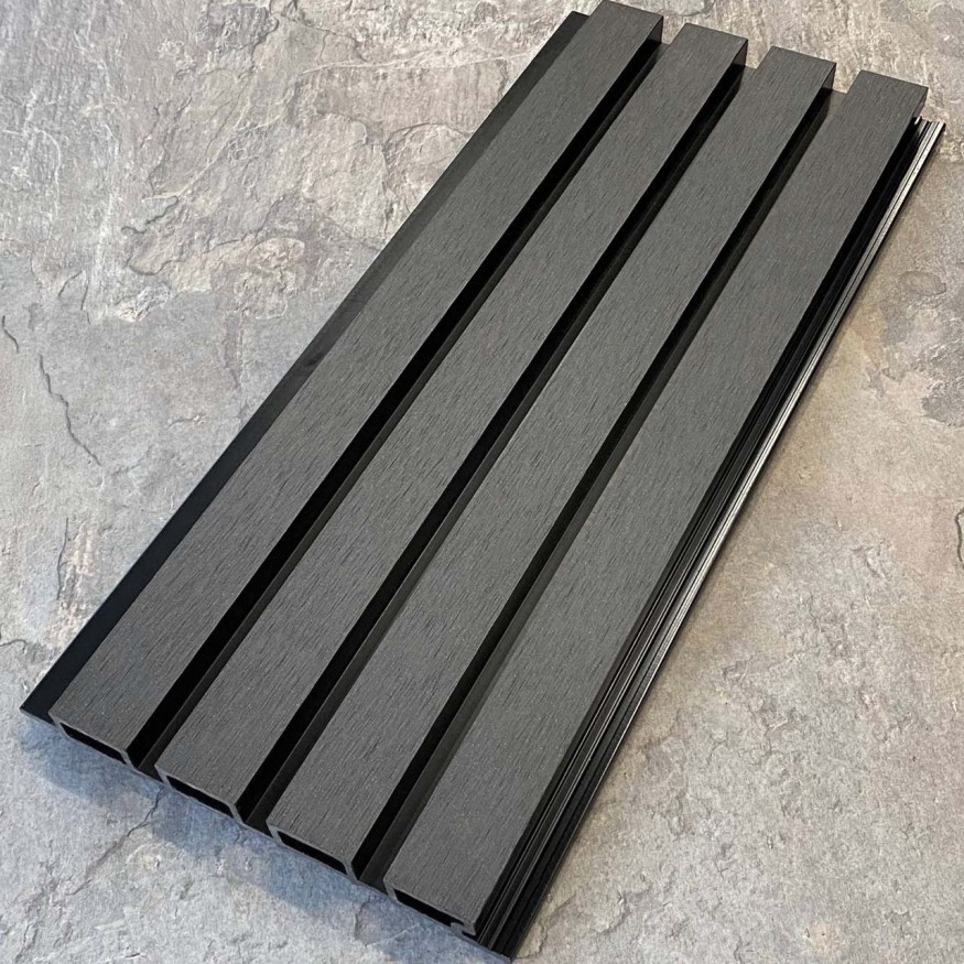 Фасадная реечная панель EasyDecking, Wood-X, Черное дерево купить в Анапе