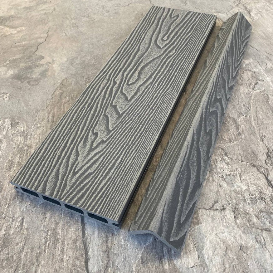 Террасная доска ДПК EasyDecking, Wood-X, Серый купить в Анапе