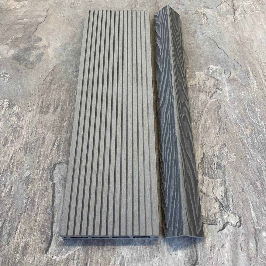 Террасная доска ДПК EasyDecking, Wood-X, Серый купить в Анапе