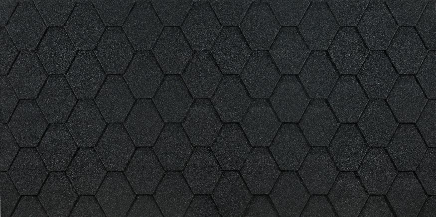 Гибкая черепица Docke EURASIA, Шестигранник, Серый купить в Анапе