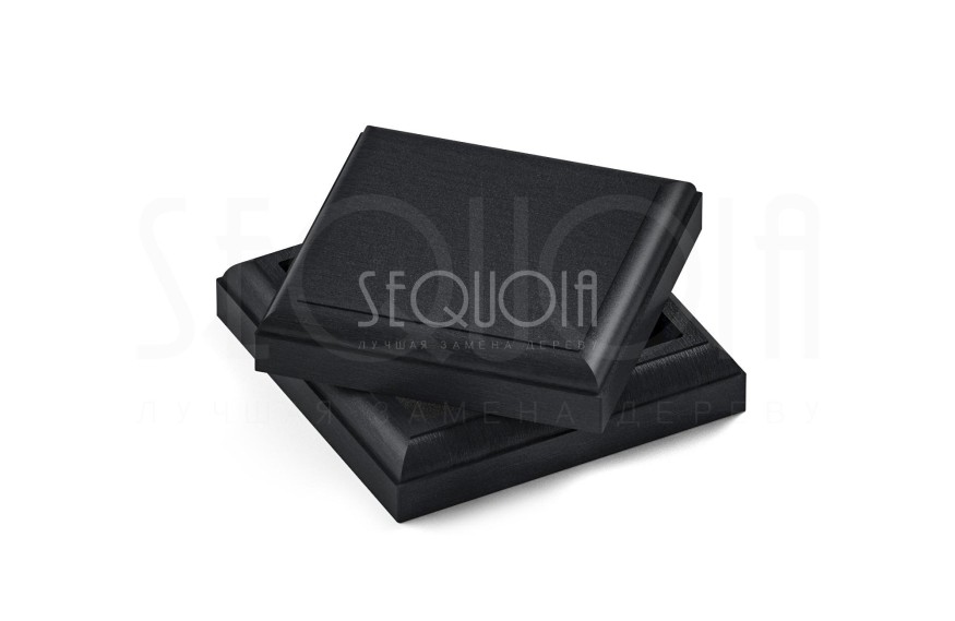 Комплект крышка и юбка для столба SEQUOIA BLACK купить в Анапе