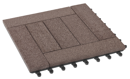 Модульный паркет ДПК GRINDERDECO Комфорт 6 в цвете Венге купить в Анапе