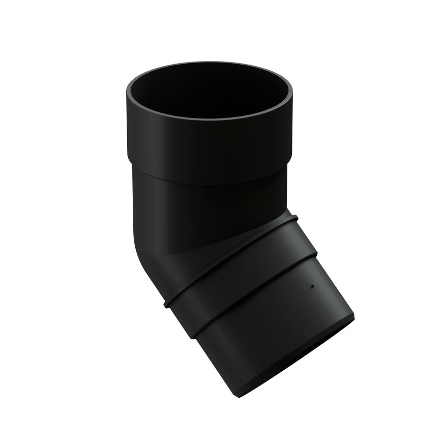 Колено 72˚ для водосточной трубы Docke Premium, Карбон купить в Анапе
