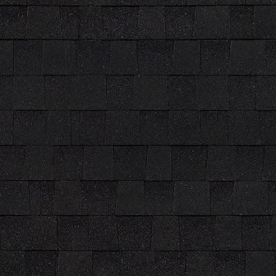 Двухслойная ламинированная черепица Shinglas, Фазенда, Черный цвет. купить в Анапе