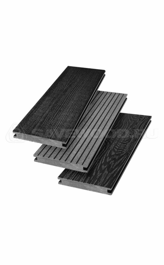 Террасная доска ДПК SaveWood, SW Fraxinus (R), Черный купить в Анапе