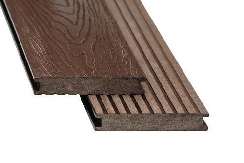 Террасная доска ECODECKING Premium из ДПК, цвет Коричневый купить в Анапе