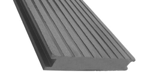 Террасная доска ECODECKING Premium из ДПК в сером цвете купить в Анапе