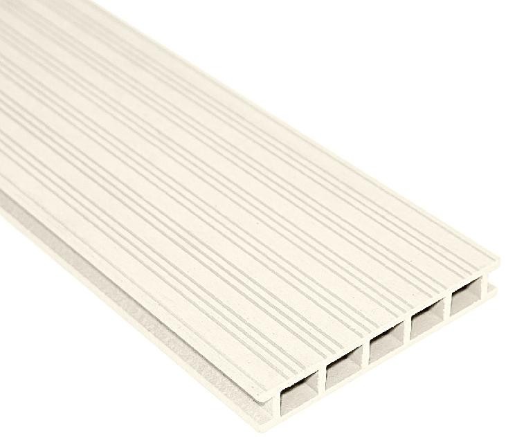 Террасная доска Faynag Premium VELVET-ZEBRA из ДПК в цвете Слоновая кость. купить в Анапе