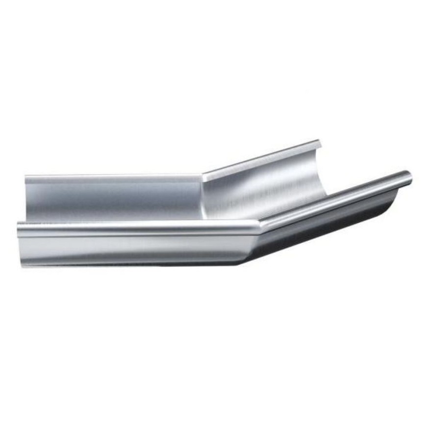 Наружный угол желоба 135° Aquasystem, оцинкованный 125/90 купить в Анапе