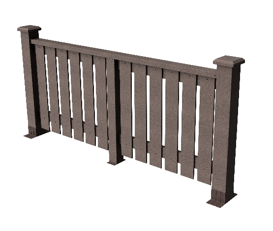 Декоративное ограждение из ДПК GRINDERDECO Вилидж венге купить в Анапе
