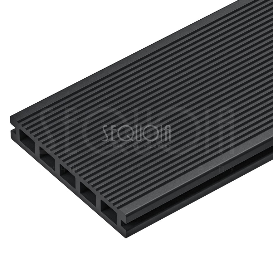 Доска террасная ДПК 3D SEQUOIA Evolution WOOD BLACK купить в Анапе