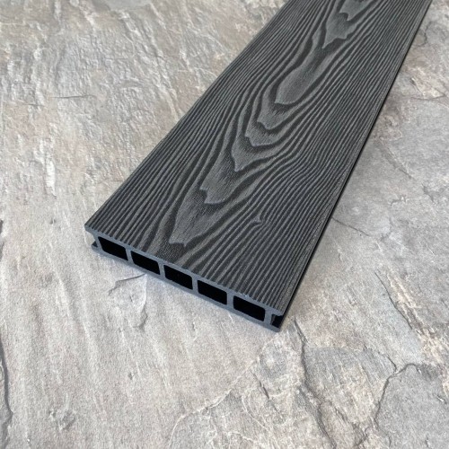 Террасная доска ДПК Latitudo, Euro 3D, Графит купить в Анапе