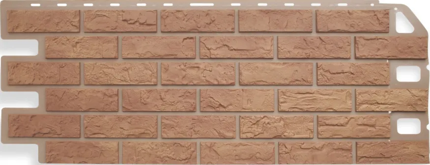 Фасадная панель Альта-профиль Кирпич Бежевый купить в Анапе