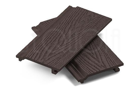 Доска фасадная ДПК 3D SEQUOIA Evolution WOOD BROWN купить в Анапе