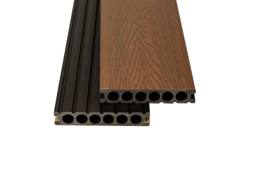 Террасная доска Ecodecking Скай коэкструзия Тик купить в Анапе