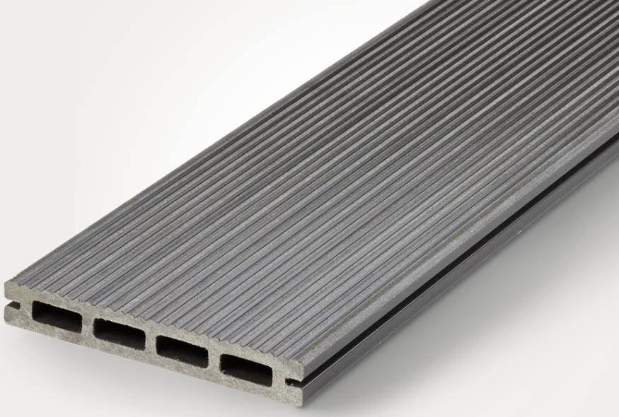 Террасная доска NanoWood «Lite» ECO в сером цвете купить в Анапе